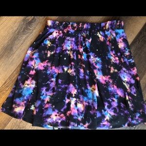 Hot Topic celestial swing skirt